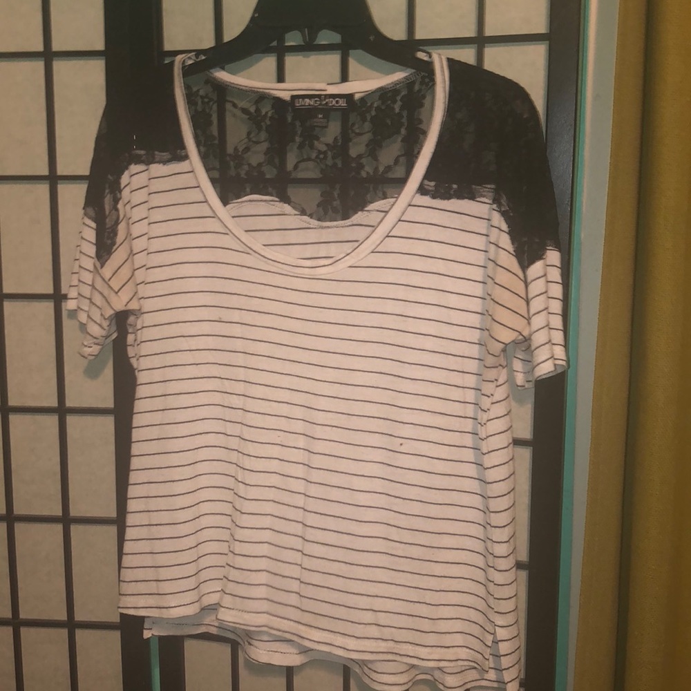 Black & White Striped Tee
